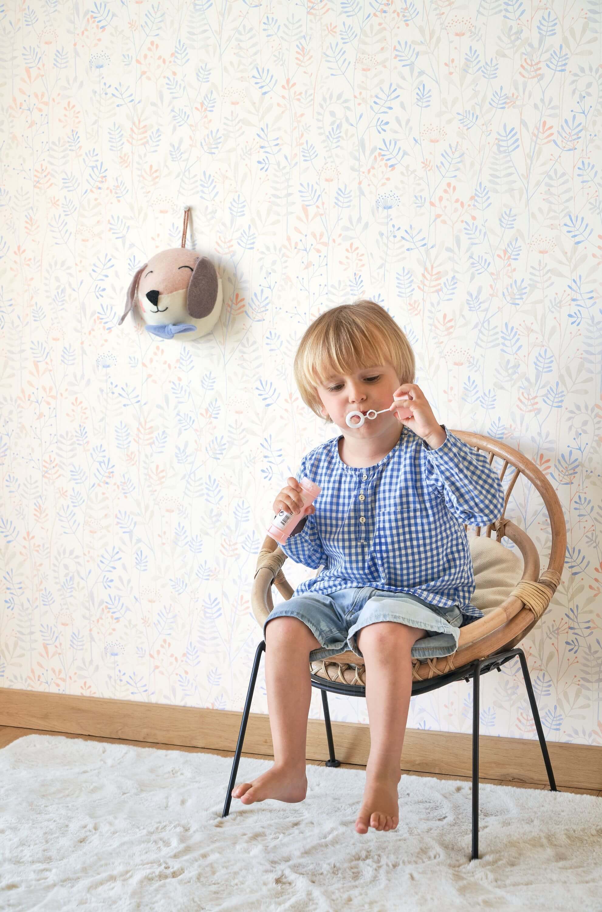 Casadeco - Wild Garden Bleu Ciel Once Upon A Time