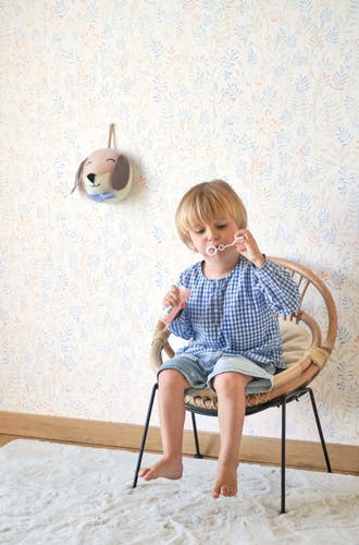 Casadeco - Wild Garden Bleu Ciel Once Upon A Time