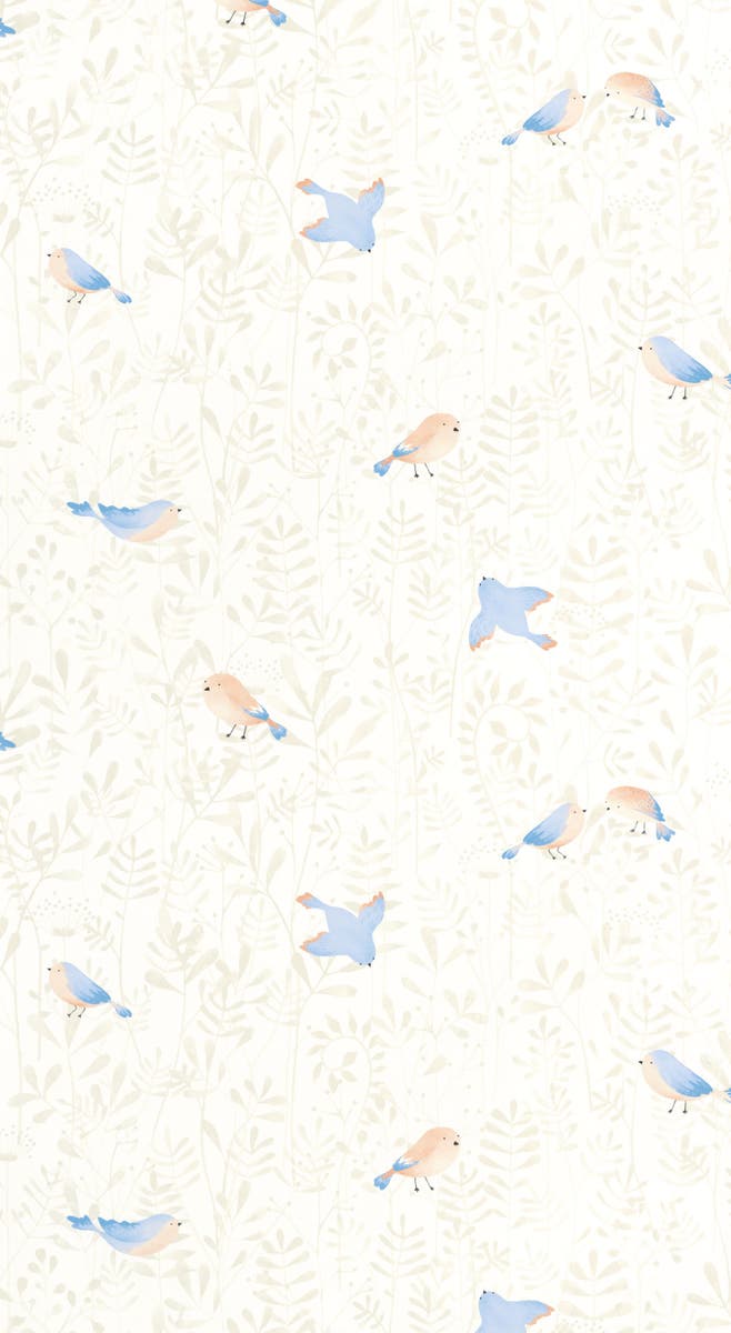 Casadeco - Flying Bird Bleu Ciel Once Upon A Time