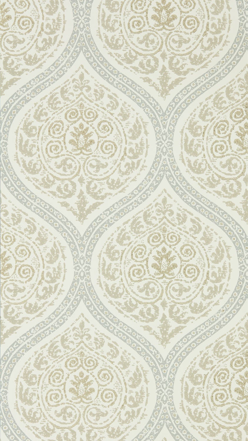 Sanderson - Madurai Stone Caspian Wallpapers
