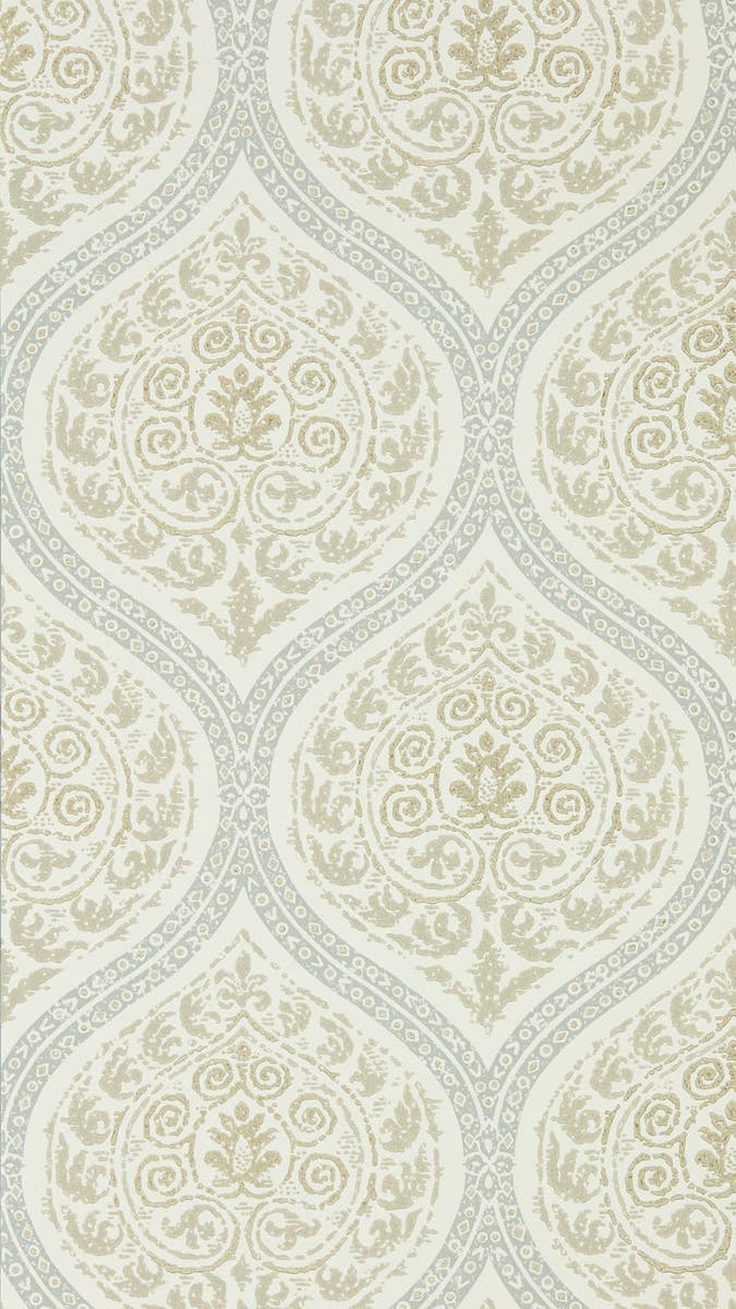 Sanderson - Madurai Stone Caspian Wallpapers