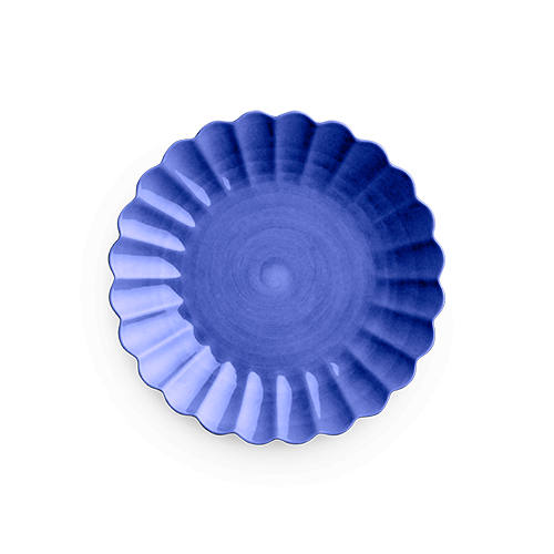 Oyster Tallrik 28 cm Blå