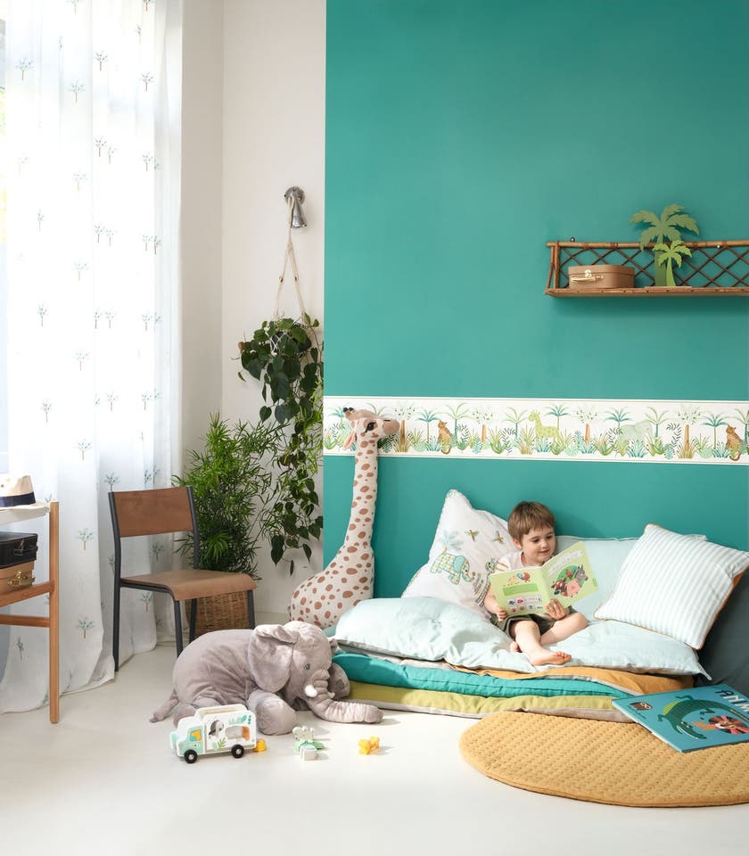 Casadeco - Rose & Nino Uni Vert Rose & Nino Cad