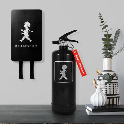 Brandsläckare 2 kg Svart/Silver