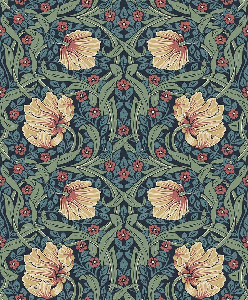 Carma - Peel & Stick Pimpernel Garden Bluestone & Clay NW54202