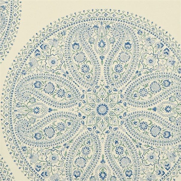 Sanderson - Paisley Circles Blue Sanderson One Sixty Wallp