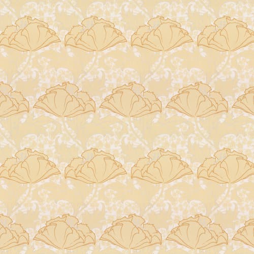 Lim & Handtryck - Berlin - Gul/Glimmer x101-50