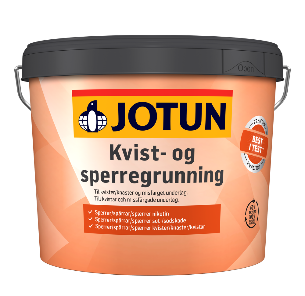 Kvist & Spärrgrundning 2.7L Vit