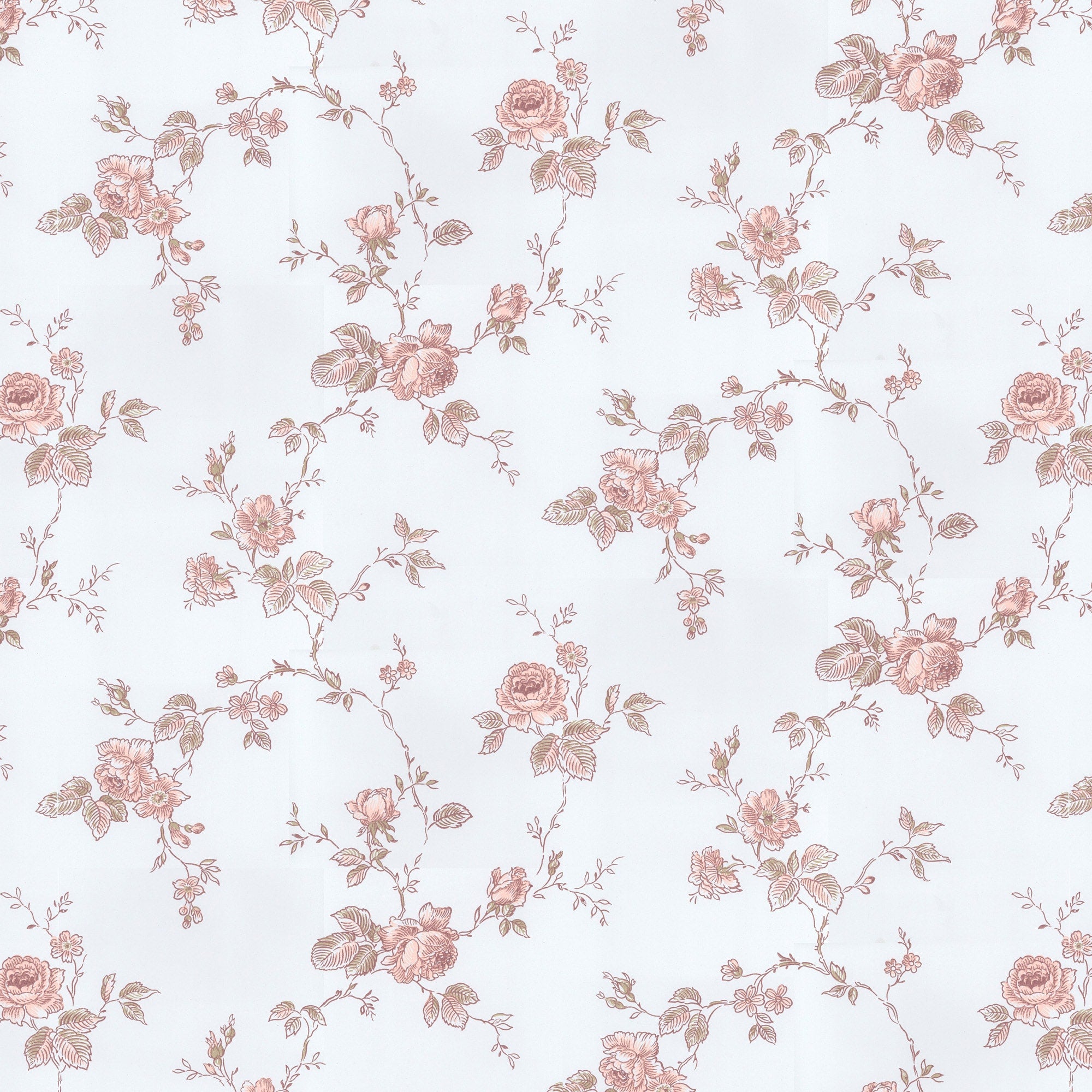 Lim & Handtryck - Rosen - Blå/Rosa K43-31