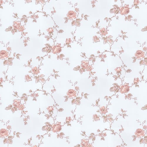 Lim & Handtryck - Rosen - Blå/Rosa K43-31