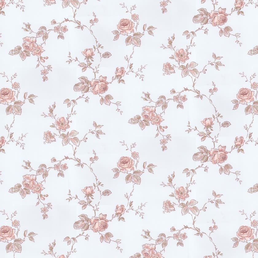 Lim & Handtryck - Rosen - Blå/Rosa K43-31