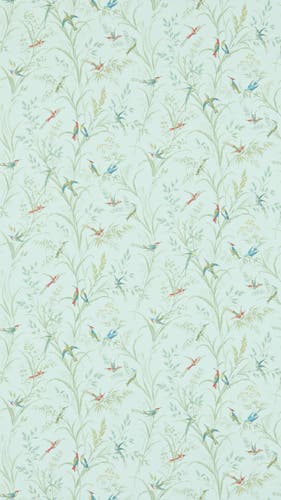 Sanderson - Tuileries Sage/Multi Country Woodland Wallcove