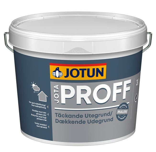 Jotaproff Täckande Utegrund 3 L Vit