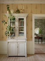 Gamla Grand Gul Gammalsvenska Papper