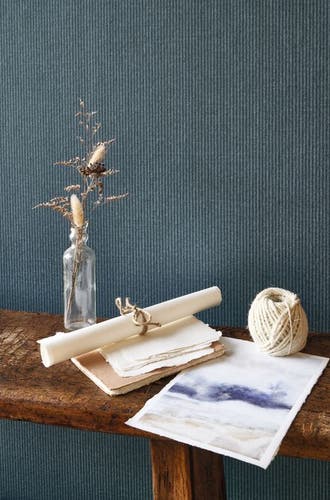 Casadeco - Papier Kraft Bleu Petrole Papercraft