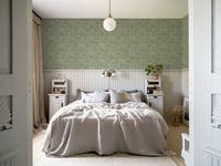 Lilla Dockekulla Grön Gammalsvenska Papper