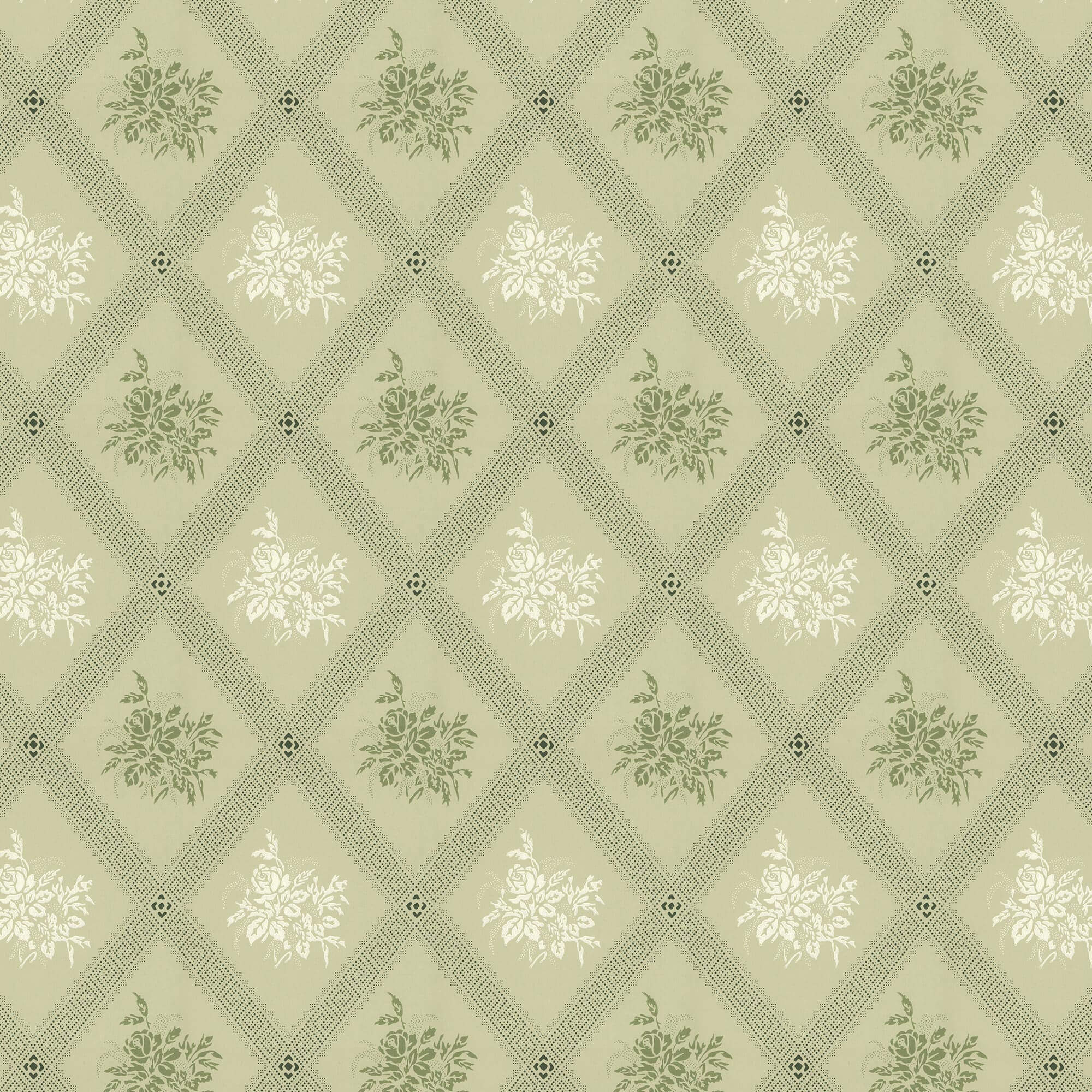 Lim & Handtryck - Karoline - Ljusgrön/grön K12-54