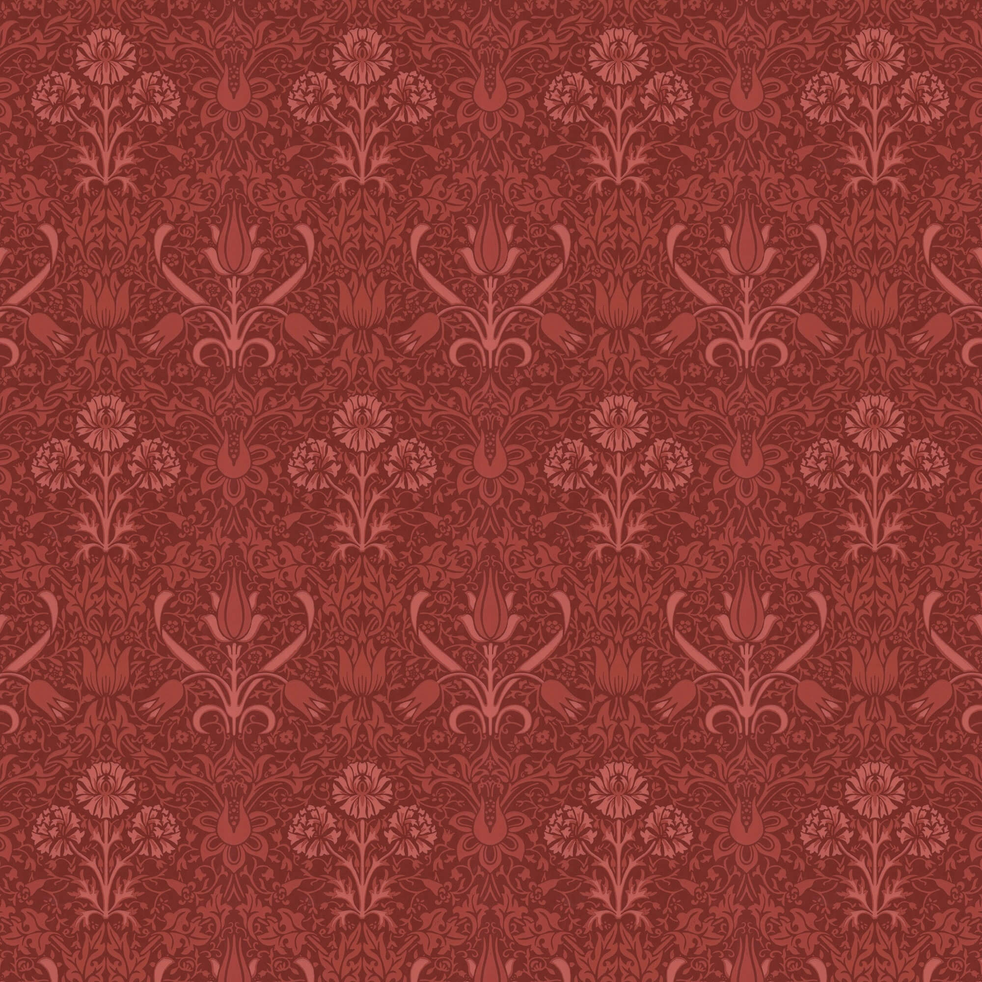 Lim & Handtryck - Florian - Röd x102-30