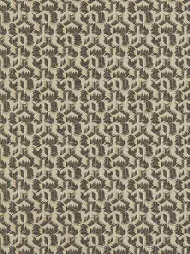 Zoffany - Tumbling Blocks Stone Rhombi Wallcoverings
