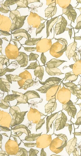 Casadeco - Lemon Tree Jaune Citron / Soliflore