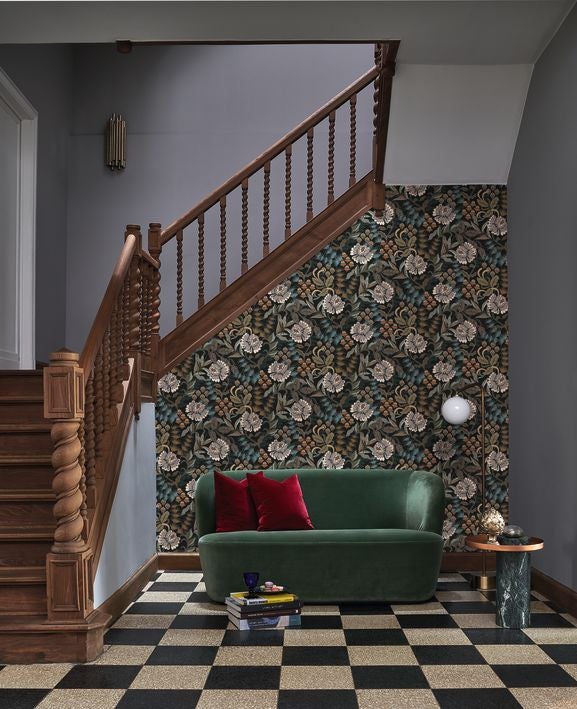 Casadeco - Bloomsbury Noir Reglisse Derby