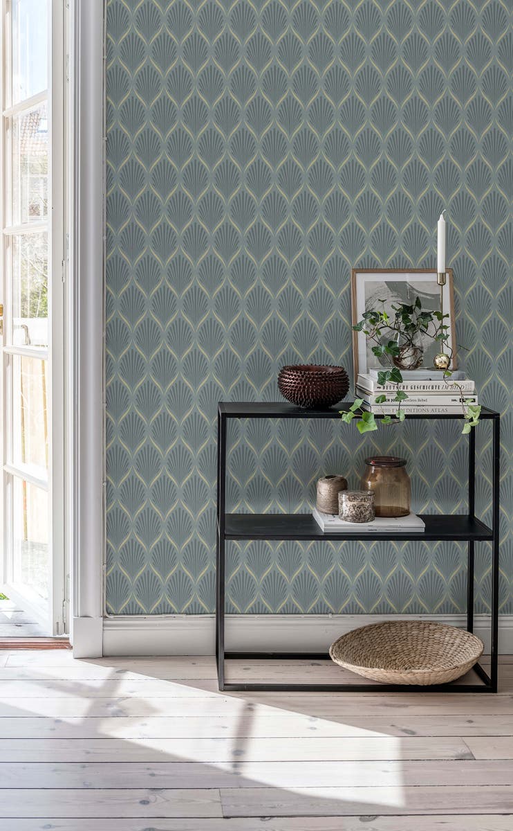 Duro - Lilly, Blå Blommor&Blad