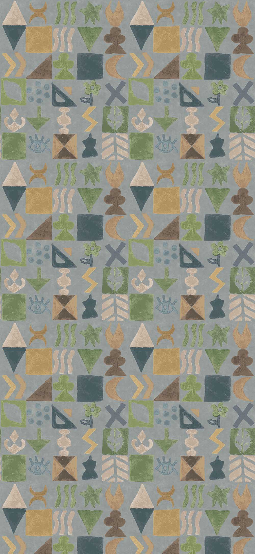 GP&J Baker - Baker X Kit Kemp Potato Print Blue BW45139.6.0