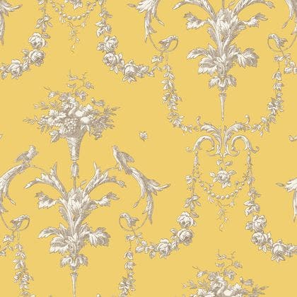 CORNE D'ABONDANCE JAUNE S LES BELLES TOILES DE JOUY