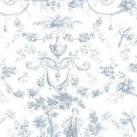 Casadeco - L'Orangerie Bleu Grise Les Belles Toiles De Jouy