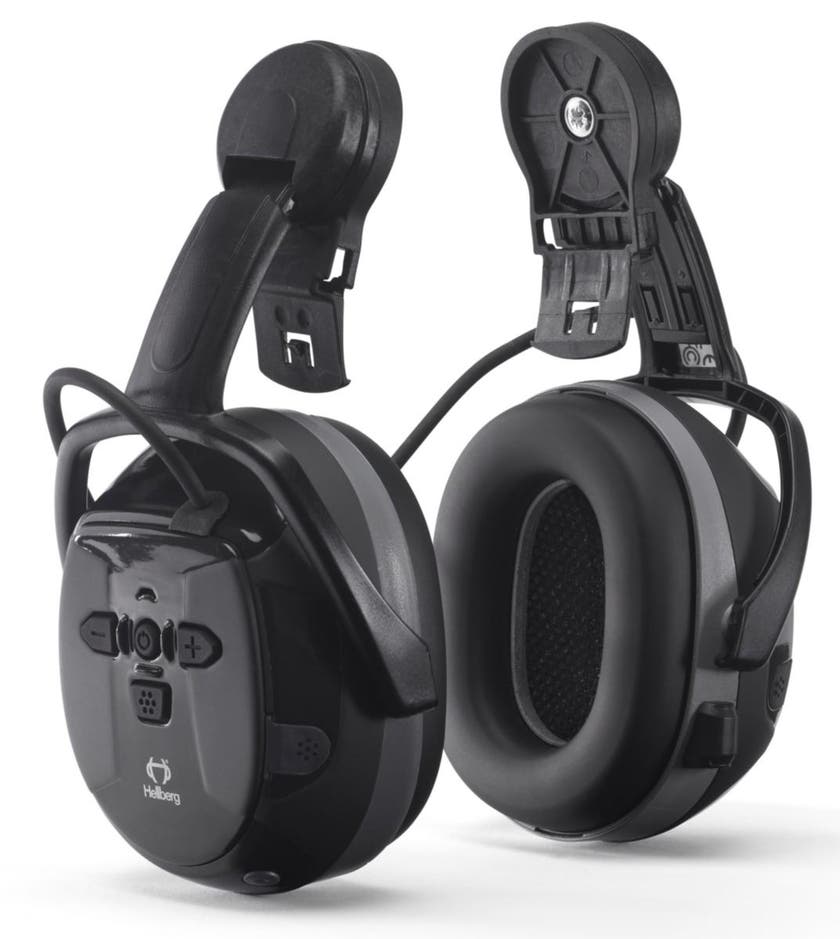 Hörselkåpa Hellberg Xstream LD - Hjälmmonterad