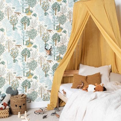 Caselio - Ballad Vert D'Eau Fond Bl La Forêt