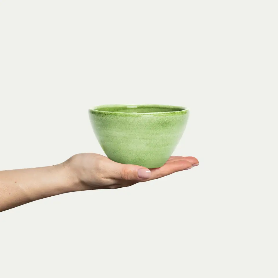 Basic Skål 12 cm Grön