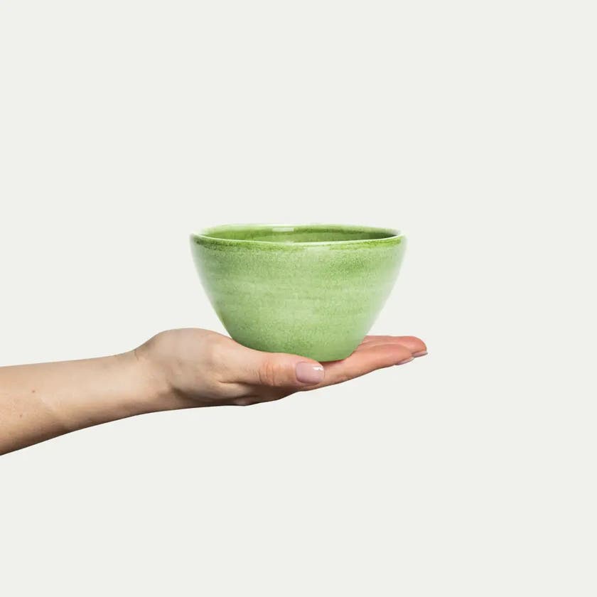 Basic Skål 12 cm Grön