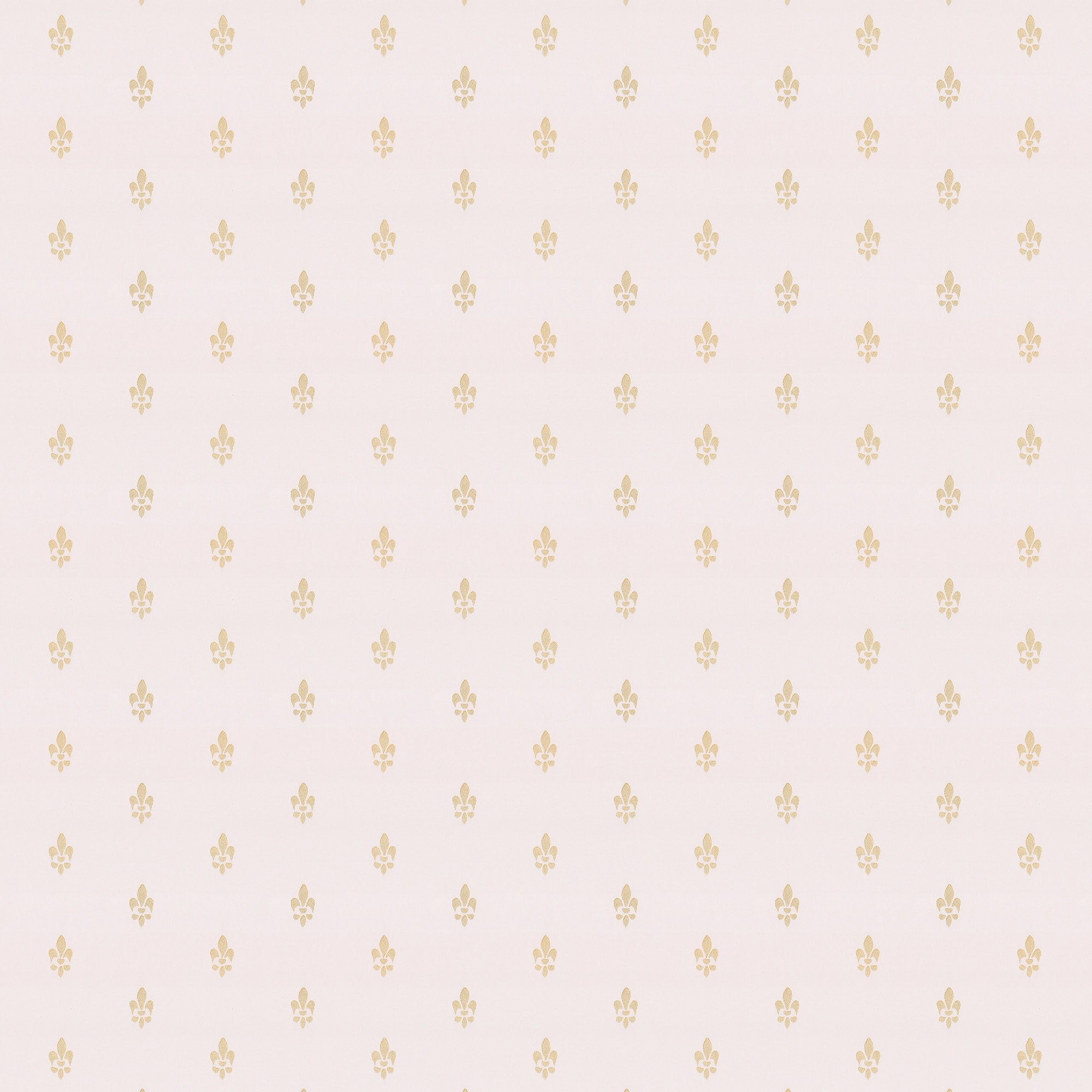 Lim & Handtryck - Fransk lilja - Vit/Guld x118-10