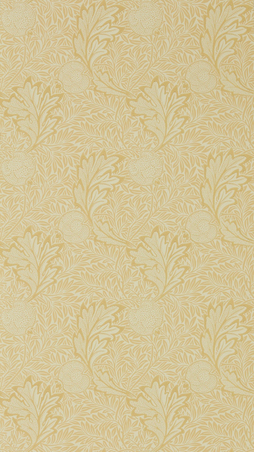 Morris & Co - Apple Honey Gold Melsetter Wallpapers