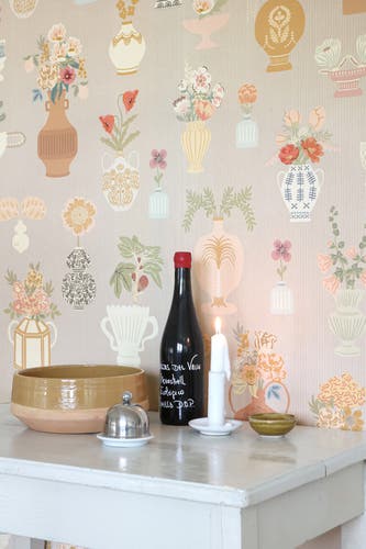 Majvillan - Floral Daiquiri Misty Gray