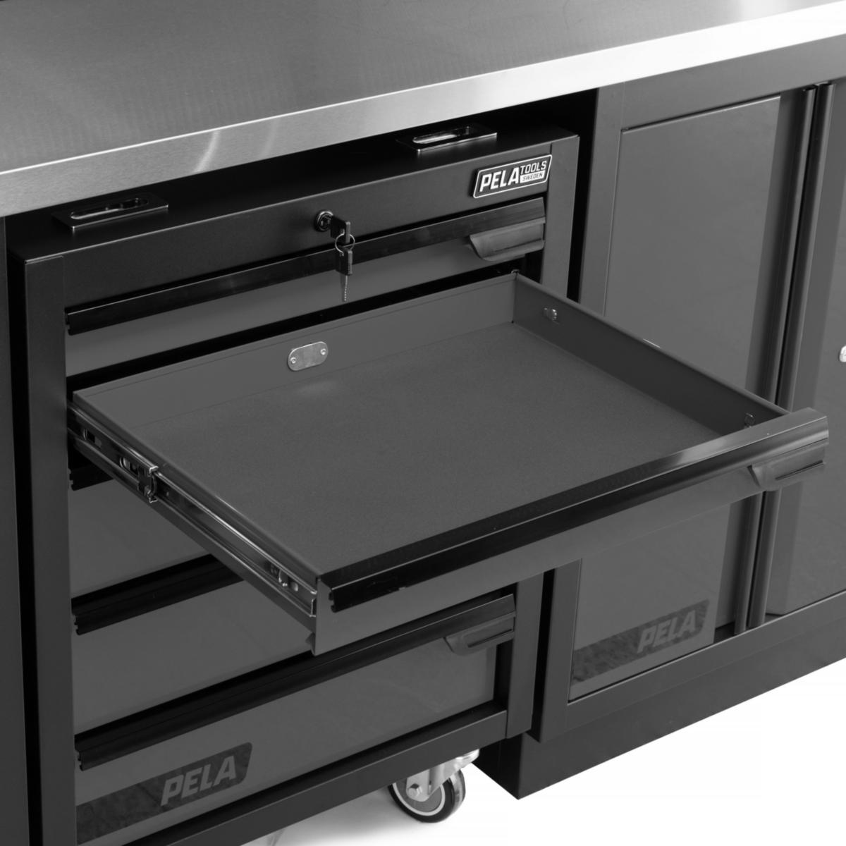 Garageinredning PELA 2.0 grå/svart