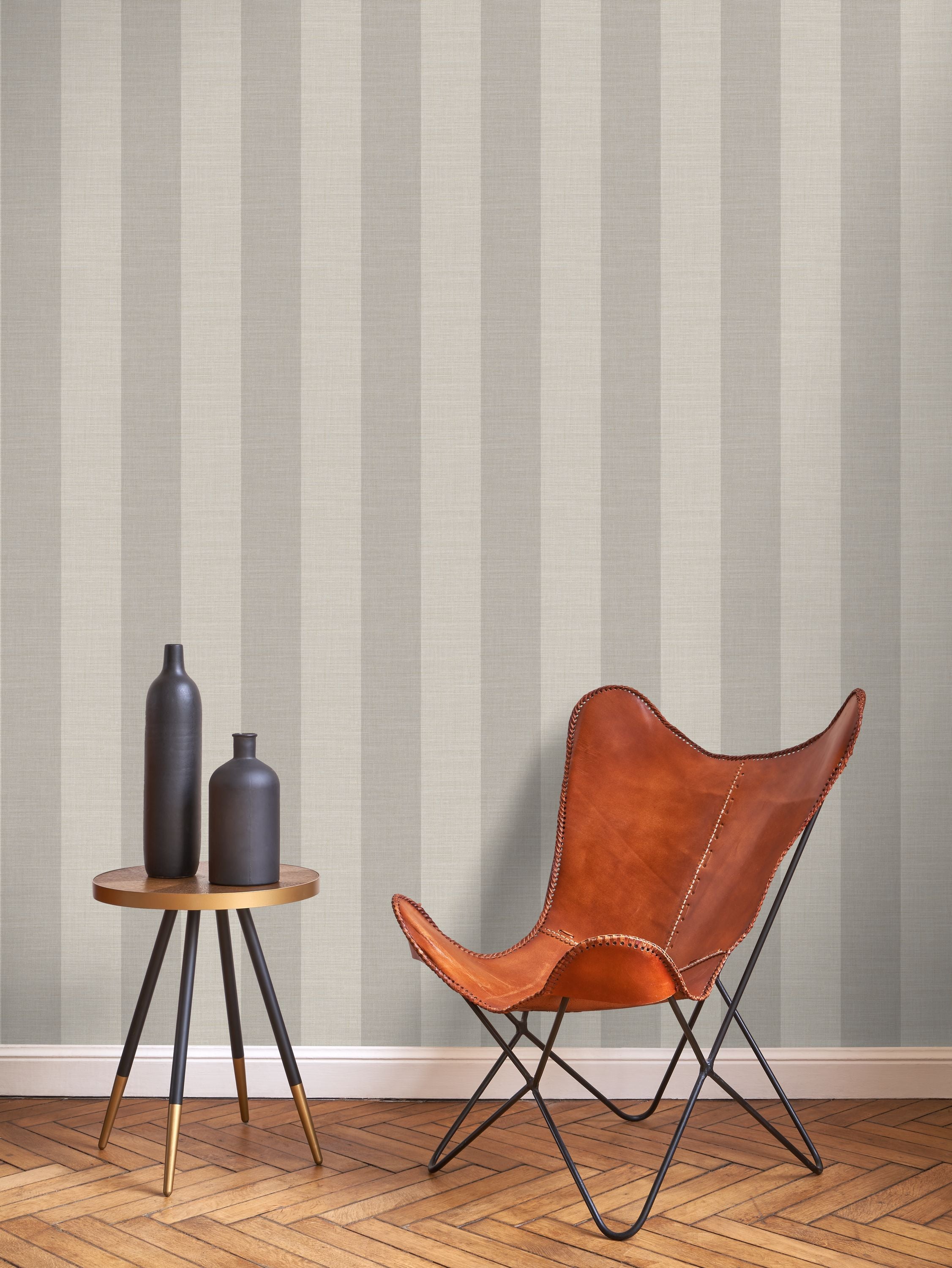 Casadeco - So Color 4 Rayure Taupe So Color 4