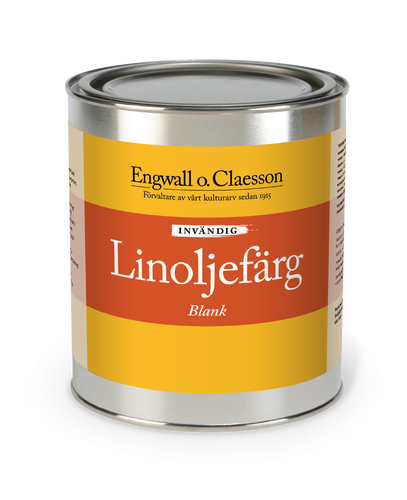 Linoljefärg invändig blank 1 L Valfri kulör