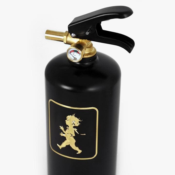 Brandsläckare 2 kg Svart/Guld