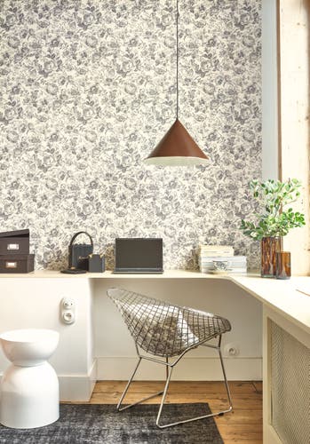 Casadeco Celestine Noir Fusain