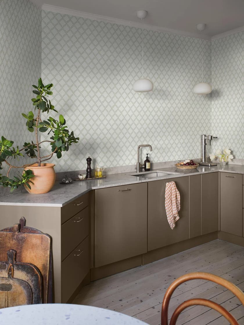 Boråstapeter - Trellis Leaves