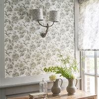 English Garden Floral Heritage Wallpaper