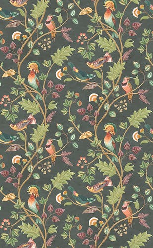 Osborne & Little - Mayani Byzance Mayani Fir/Plum.