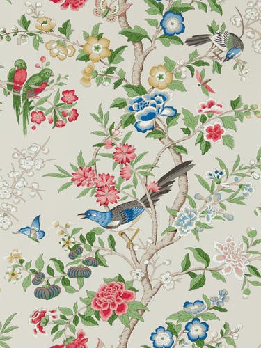 Sanderson - Chinoiserie Hall Linen/ C Water Garden Wallpapers