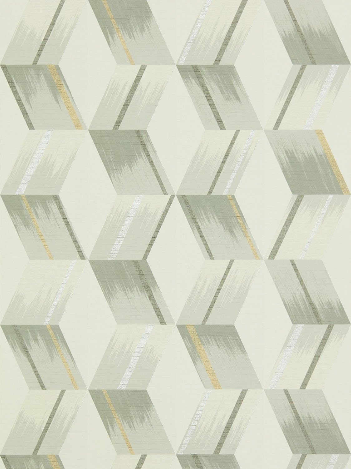 Zoffany - Rhombi Empire Grey Rhombi Wallcoverings