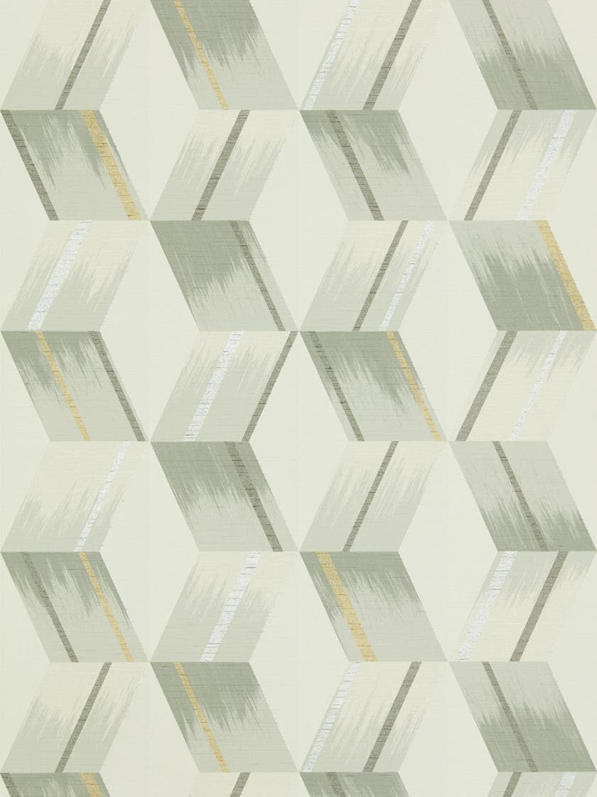 Zoffany - Rhombi Empire Grey Rhombi Wallcoverings