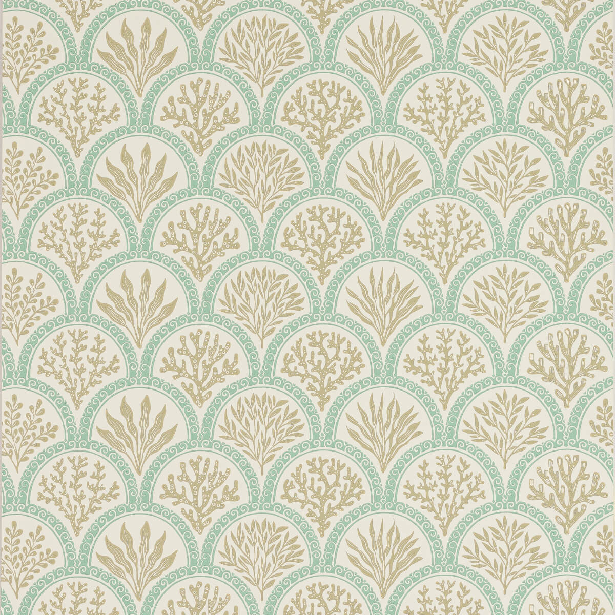 Jane Churchill - Coralli Aqua