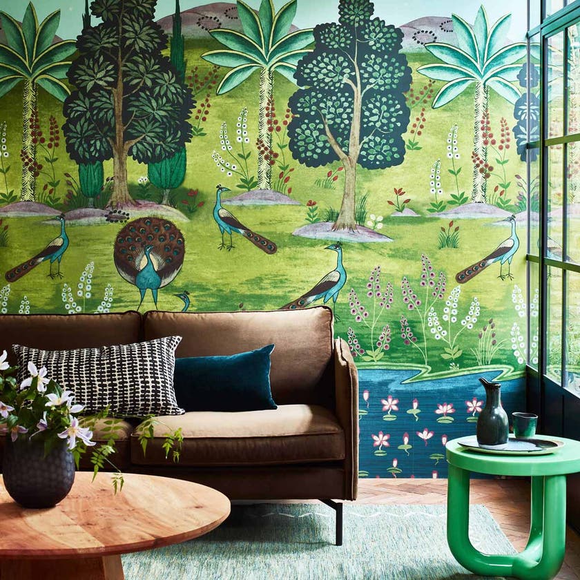 Carma - Garland of Ragini Mural d V&A Decorative Papers 2