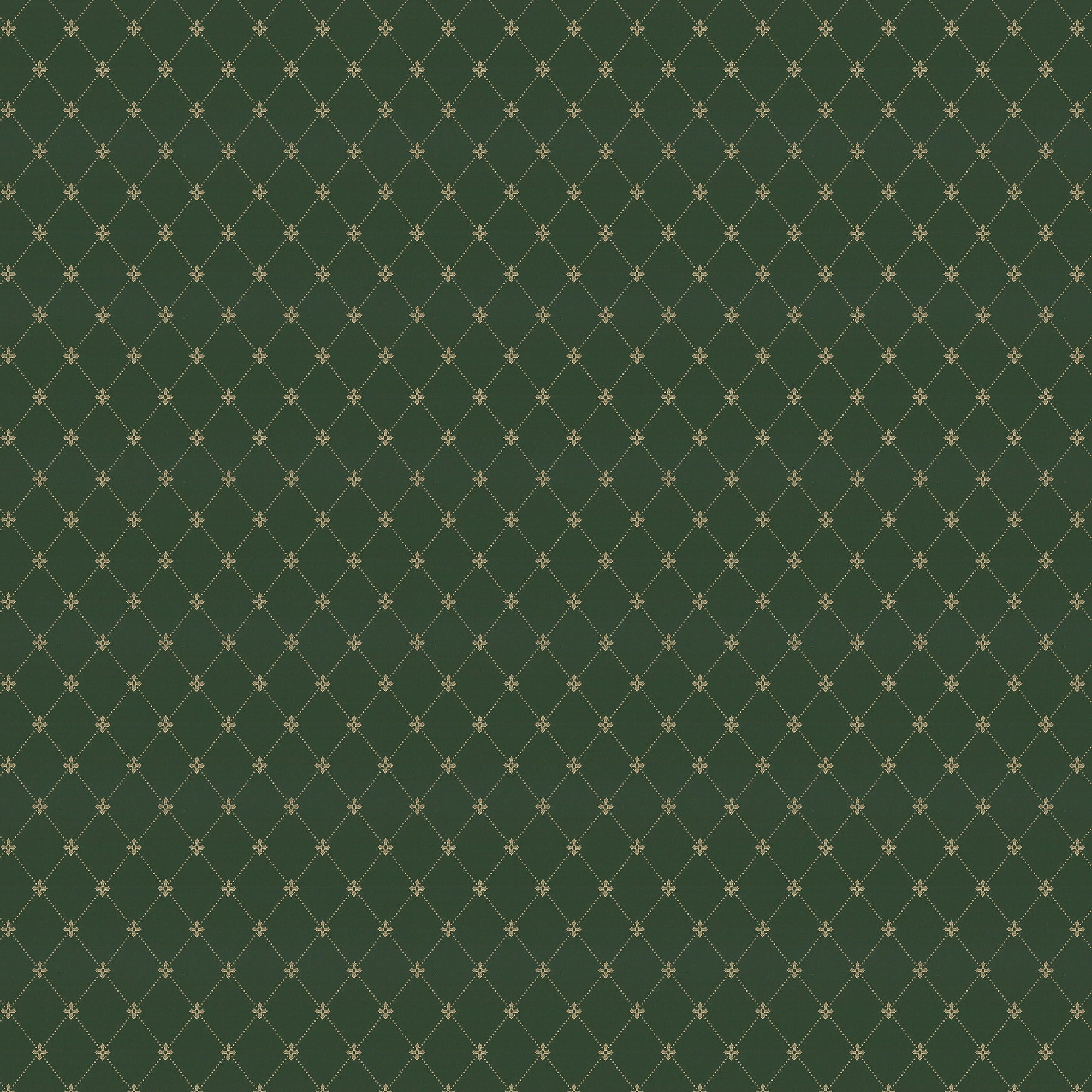 Lim & Handtryck - Filipsborg - Grön/Guld x123-54